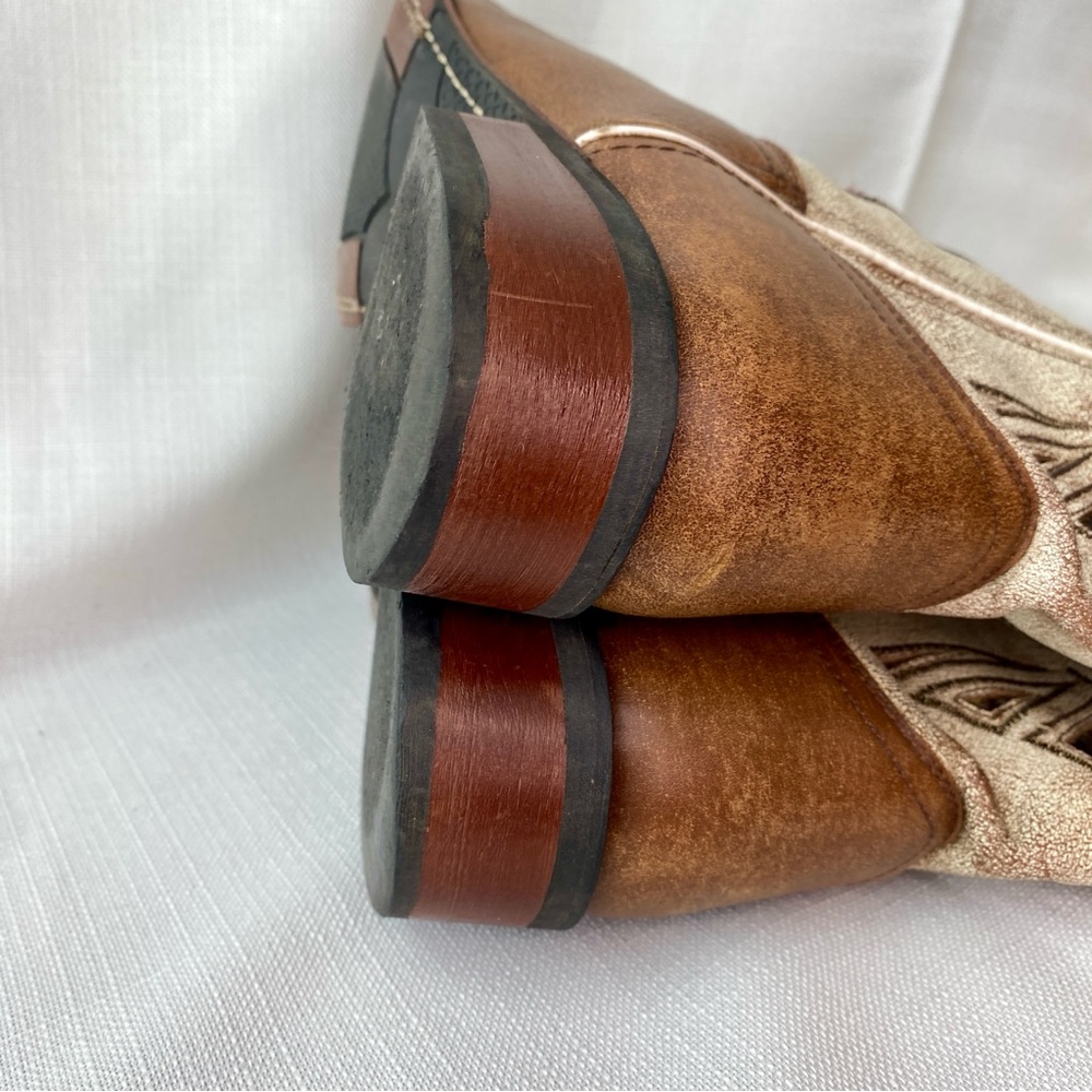 Laredo Kite Days Square Toe Western Cowboy Boots Mid Calf Women’s Size 11 - Picture 7 of 9